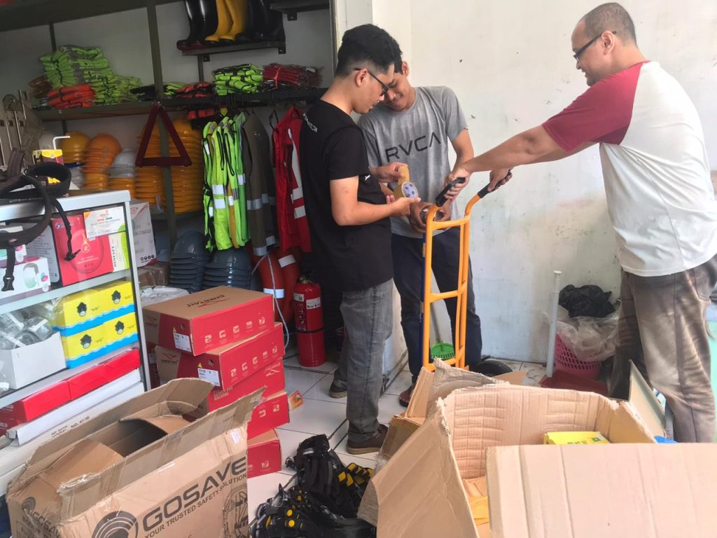 alat safety bali - kirim ke hotel di mandalika lombok