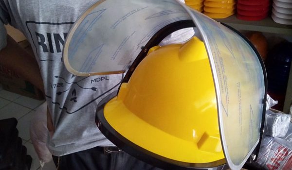 helm face shield - alat safety bali